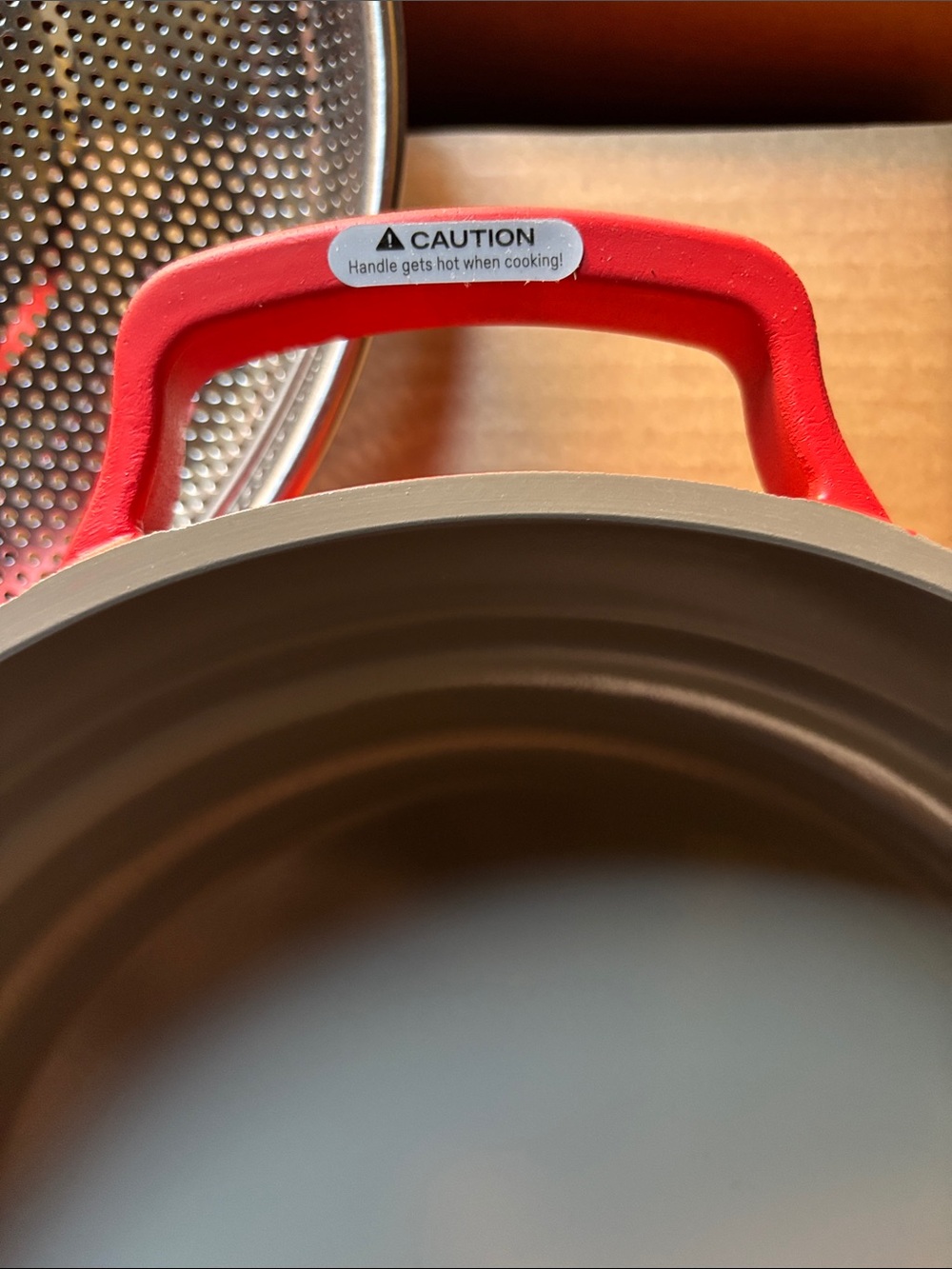 Our Place Red All-Purpose Covered Pan - Picture 9 of 10